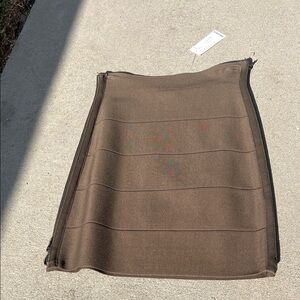 bebe Brown Pencil Skirt